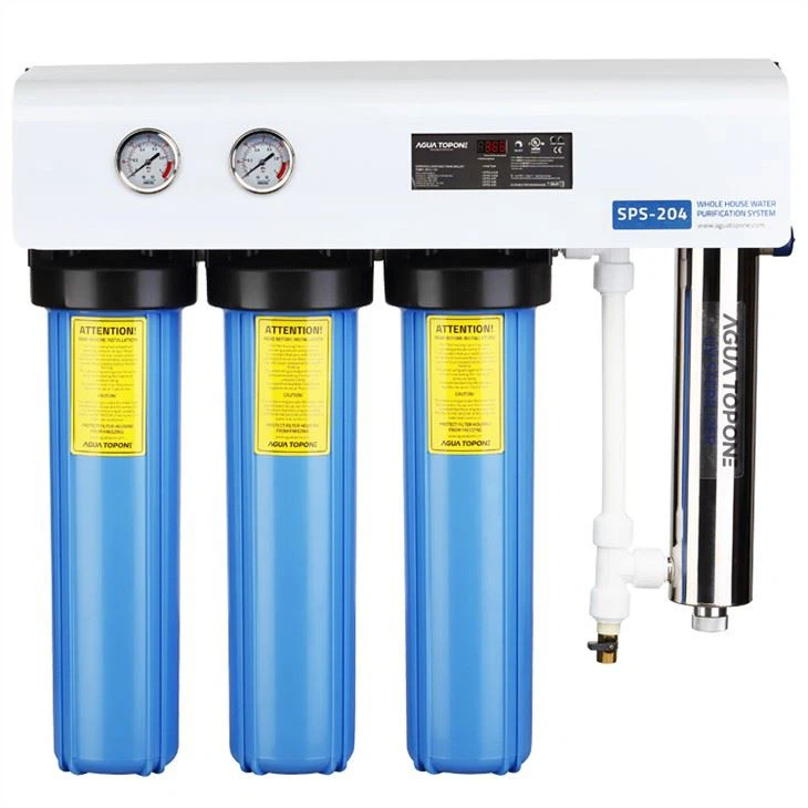 Sistemes domèstics de filtre d'aigua per a tota la casa